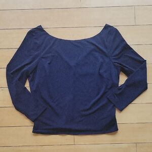 • Eliza J • Navy Blue Top